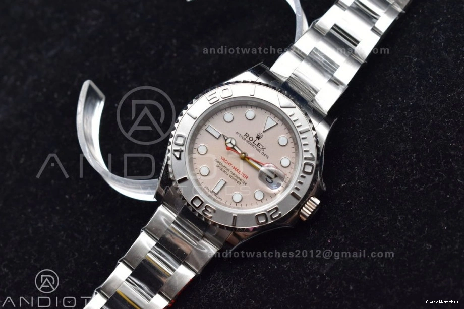 on Best Edition Bracelet SS 1:1 Carnation 1208 Effortless Dial GSF A 116622 Yacht-Master 0823